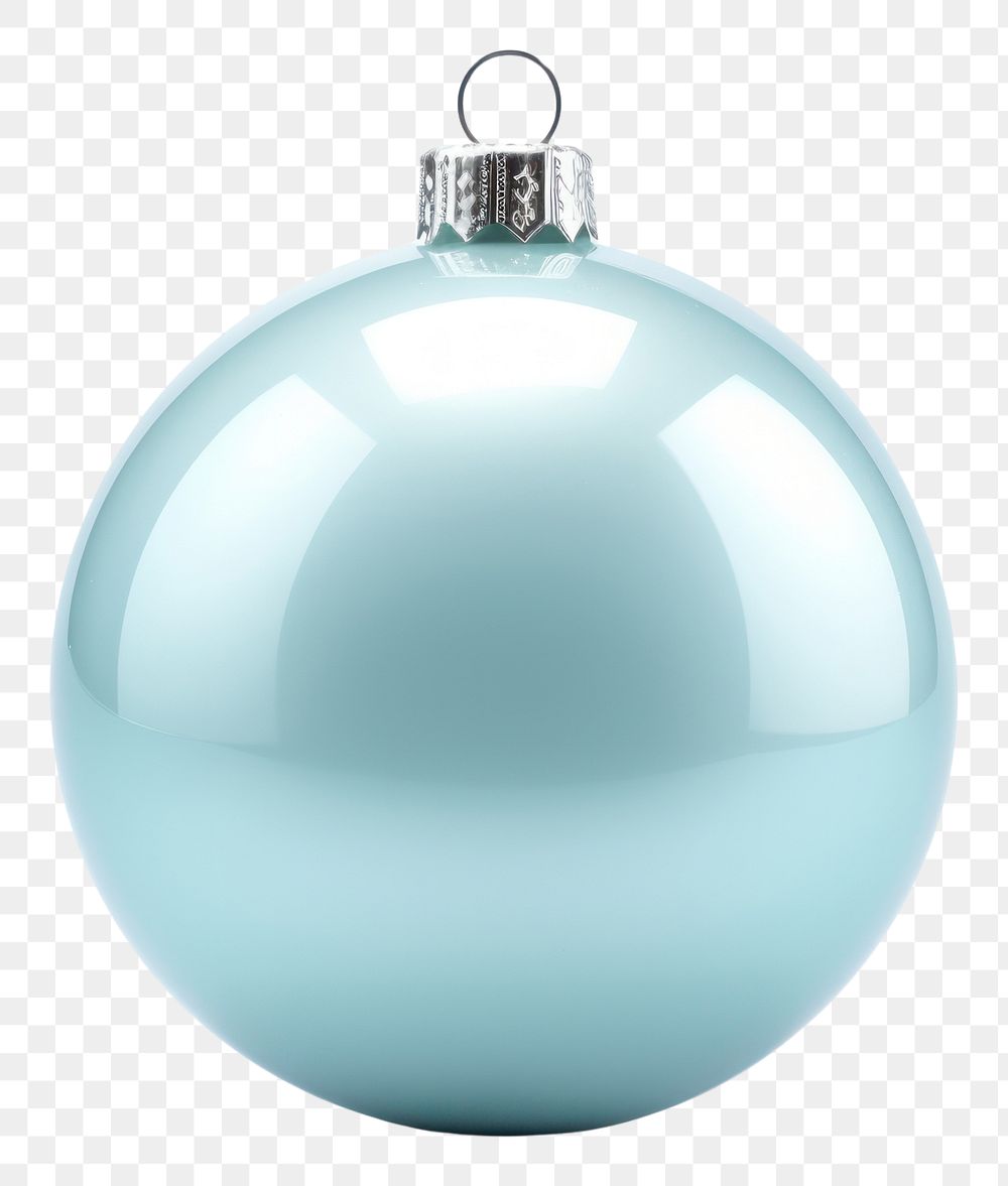 PNG  Cute Blue pastel Christmas bauble christmas sphere blue. AI generated Image by rawpixel.