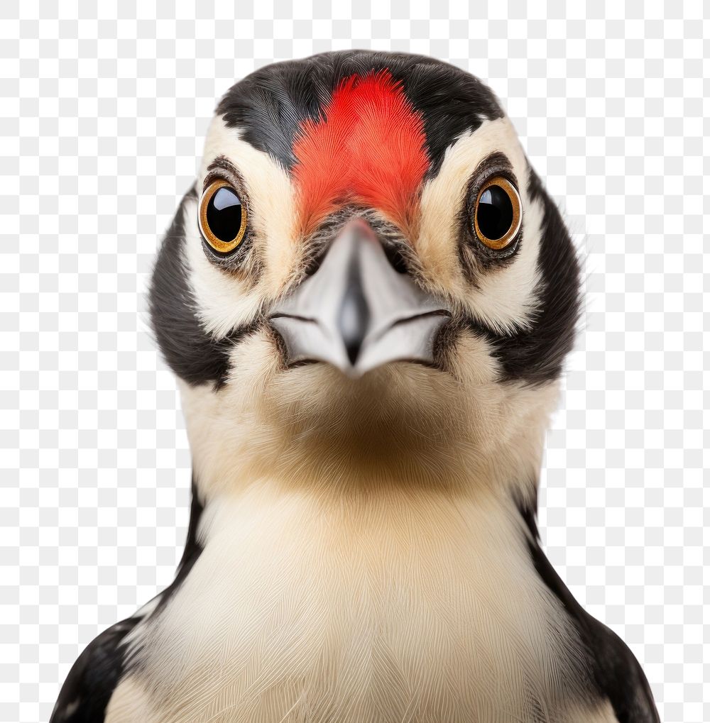 PNG Great Spotted Woodpecker animal bird beak. 