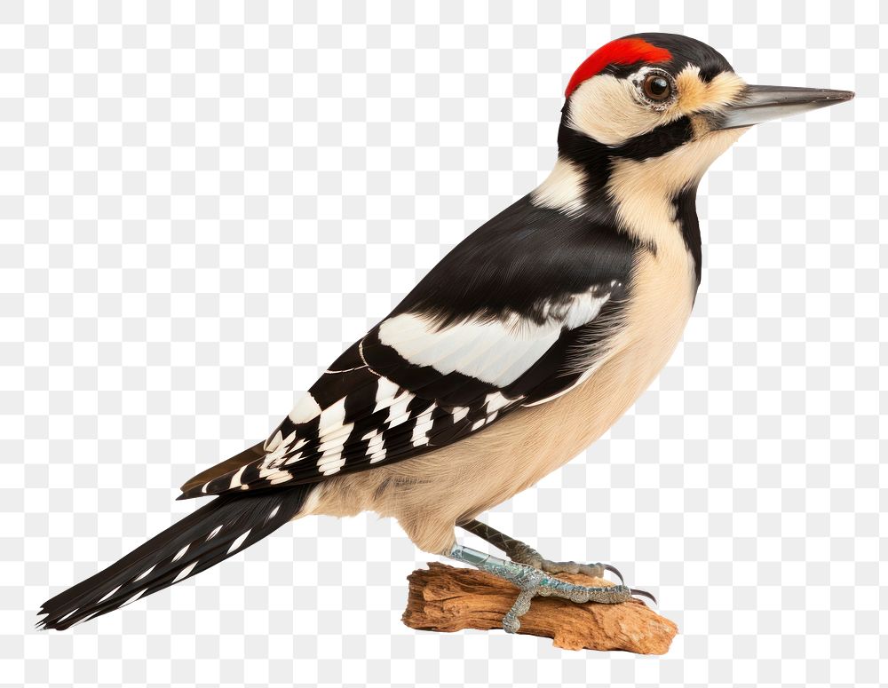 PNG Great Spotted Woodpecker woodpecker animal bird. AI generated Image by rawpixel.
