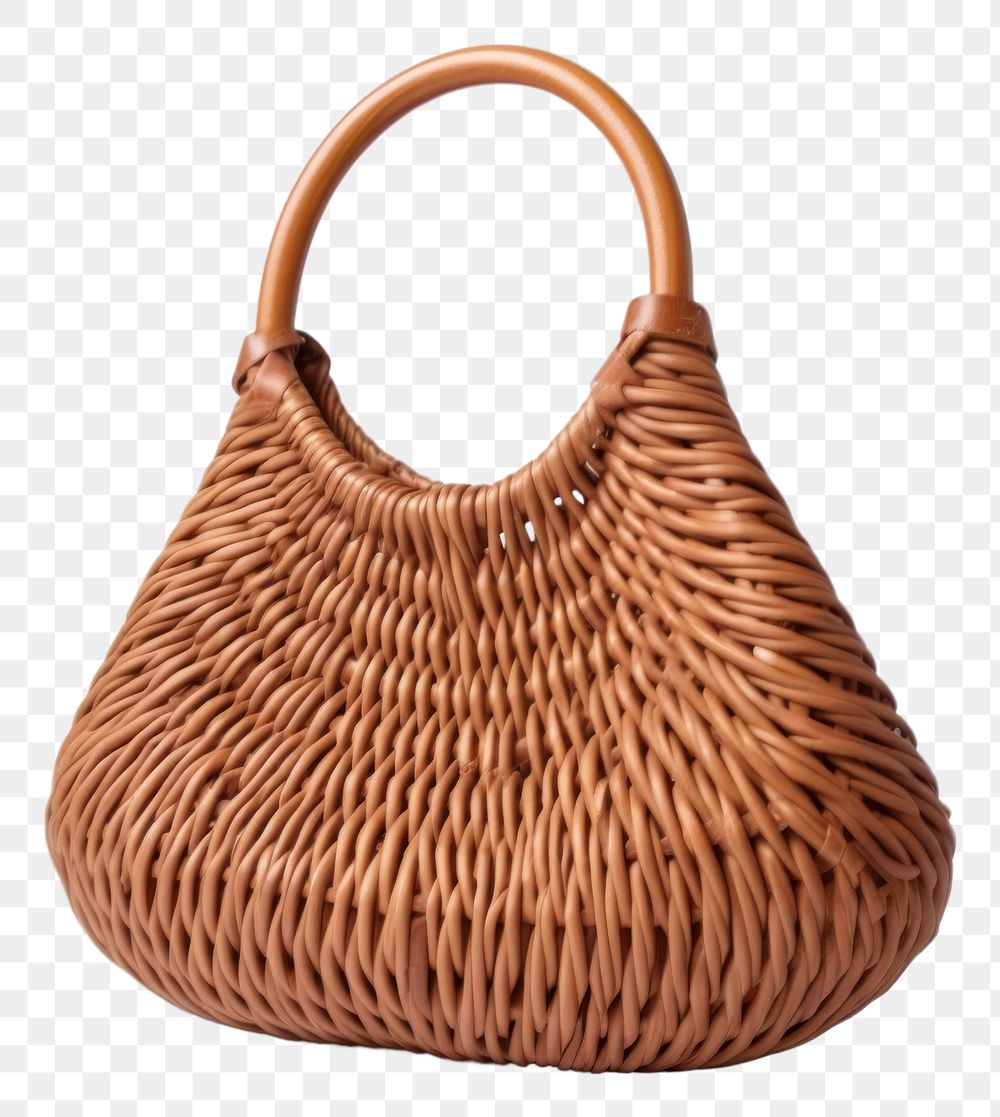 PNG Handbag basket container accessory. AI generated Image by rawpixel.
