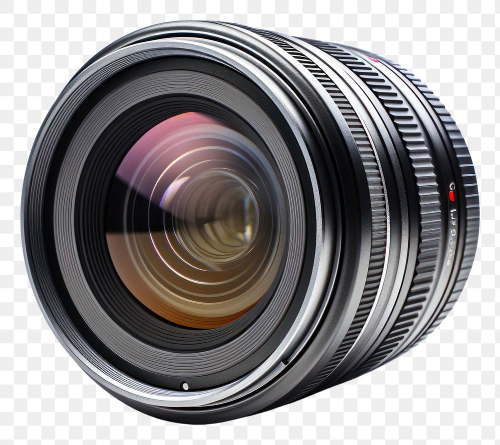 PNG  Camera lens white background teleconverter electronics. AI generated Image by rawpixel.