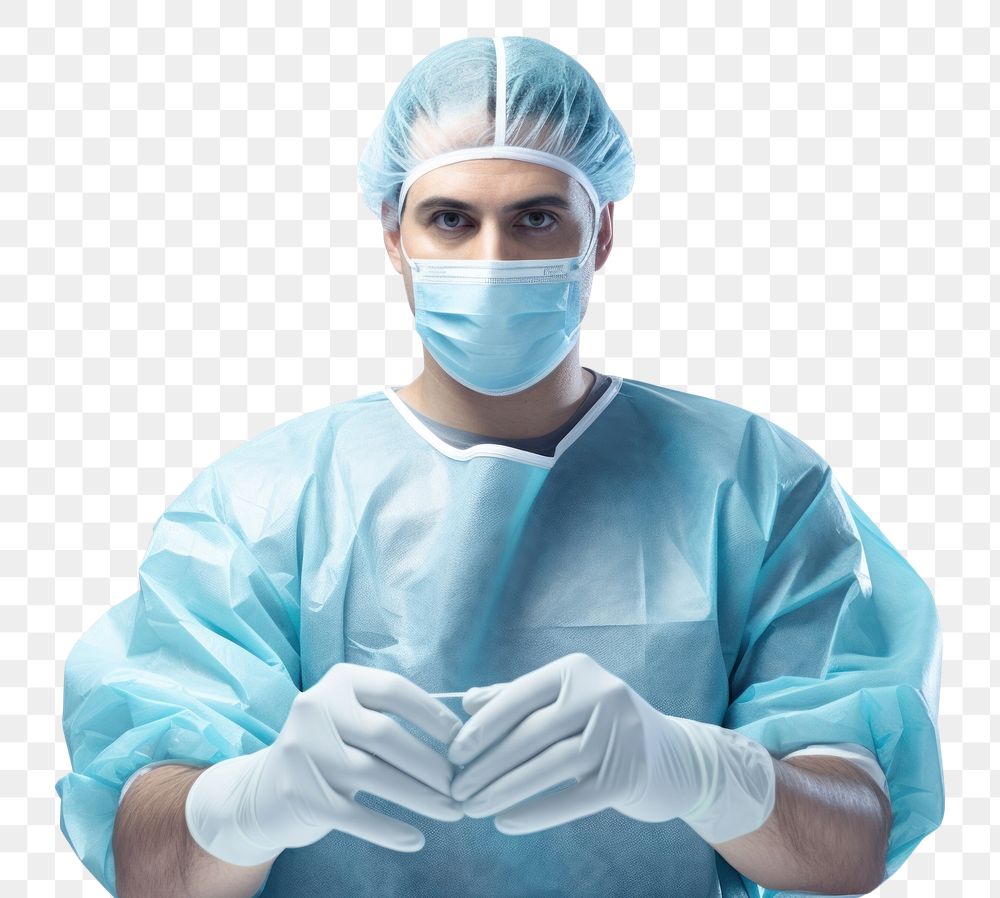 PNG  Hospital doctor surgeon protection. AI generated Image by rawpixel.