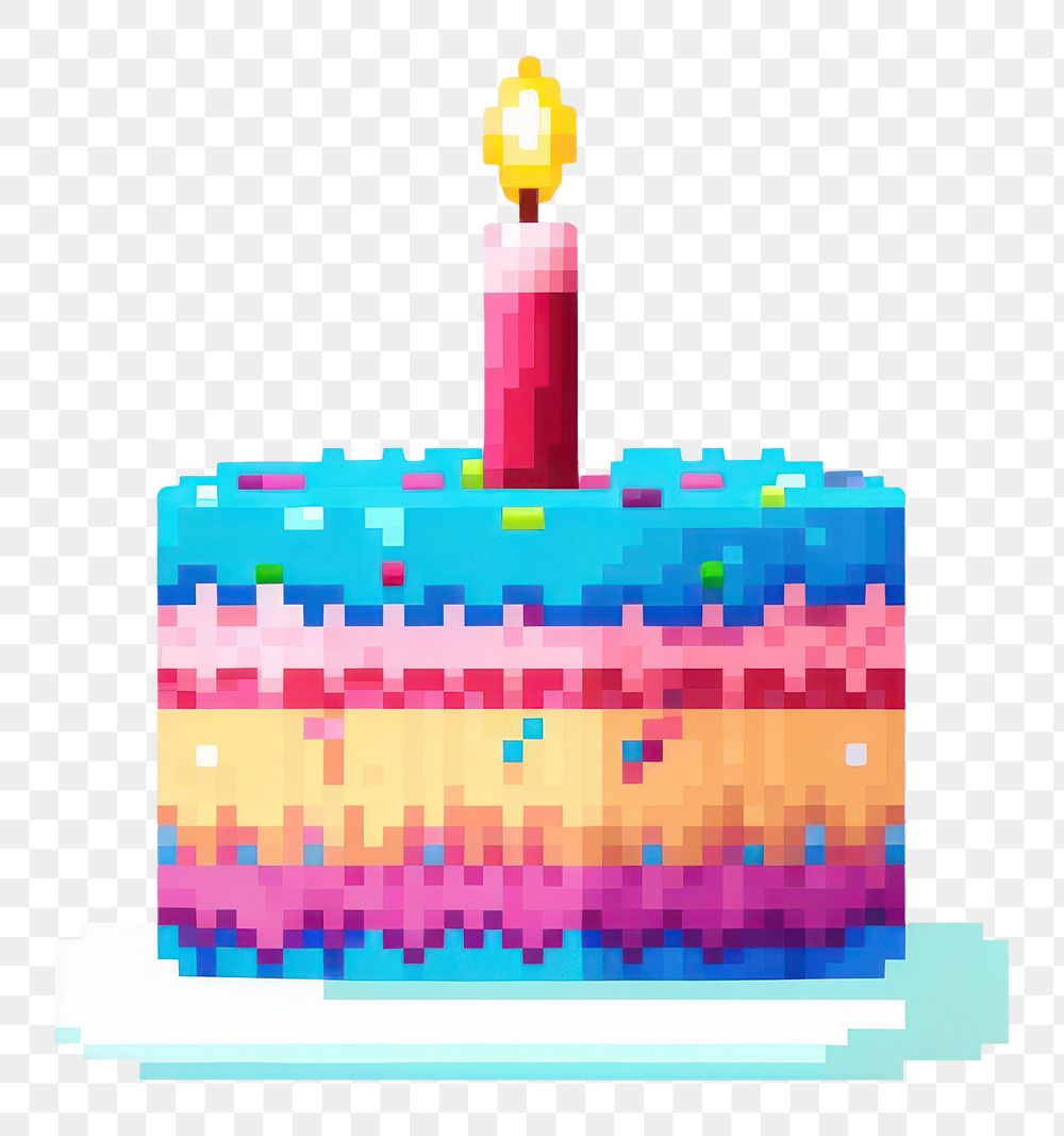 PNG Birthday cake shape dessert candle food. AI generated Image by rawpixel.