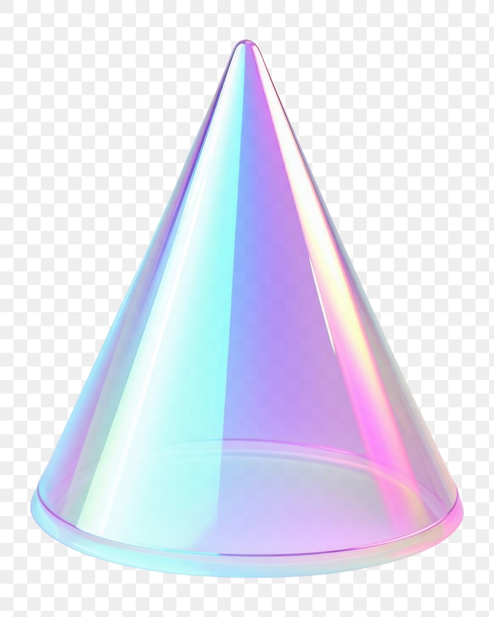 PNG  Cone lighting shape white background. 