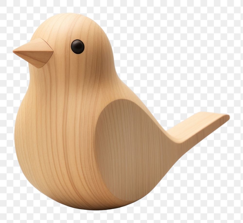 Cute bird shape wood toy representation. AI generated Image by rawpixel.