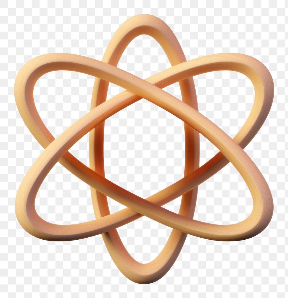 Atom icon white background circle shape. AI generated Image by rawpixel.