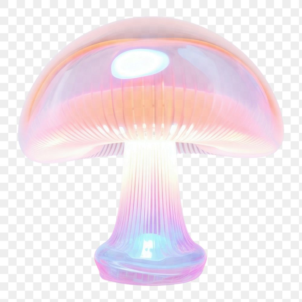 PNG  Mushroom shape lighting fungus plant. 