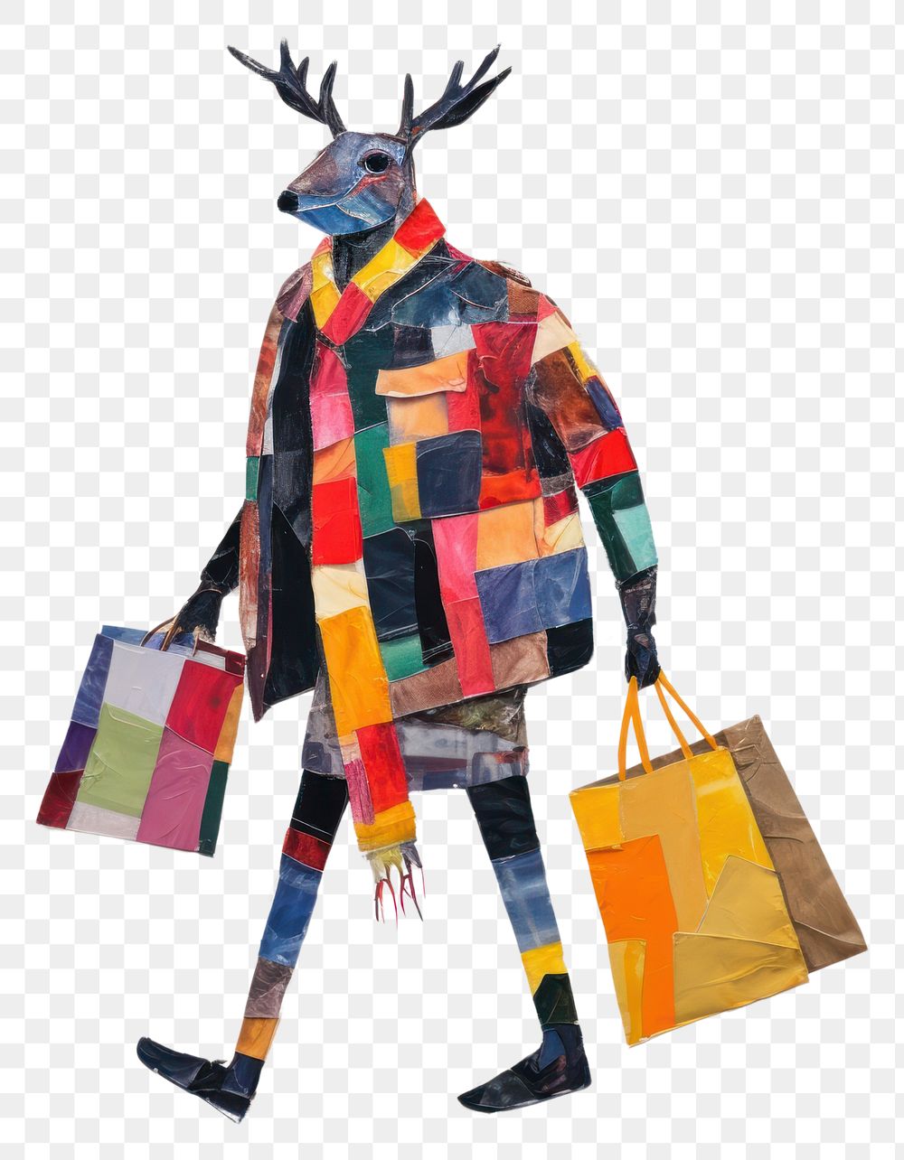 PNG  Art bag painting carrying. AI generated Image by rawpixel.
