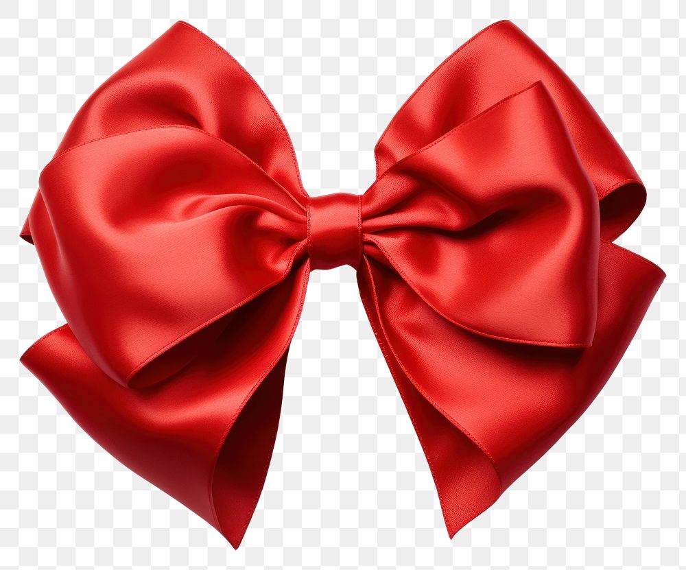PNG Red satin bow celebration accessories christmas. 