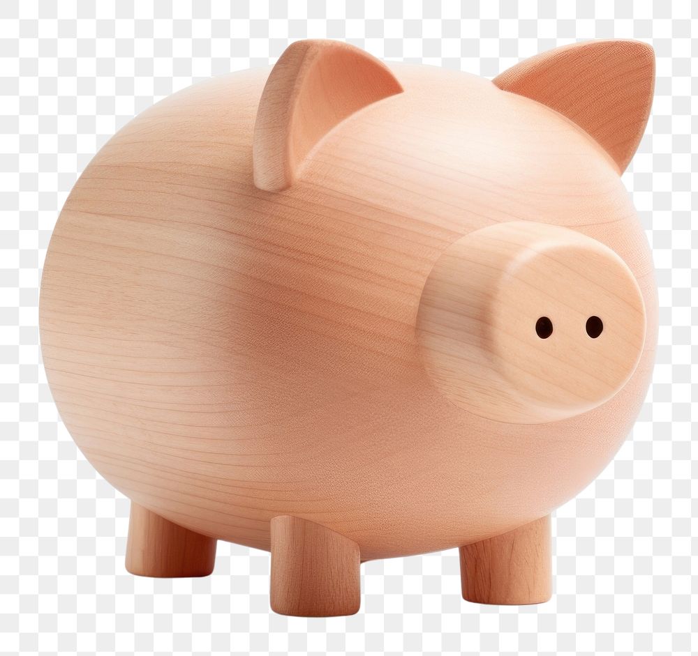 Cute piggy bank toy white background representation. AI generated Image by rawpixel.