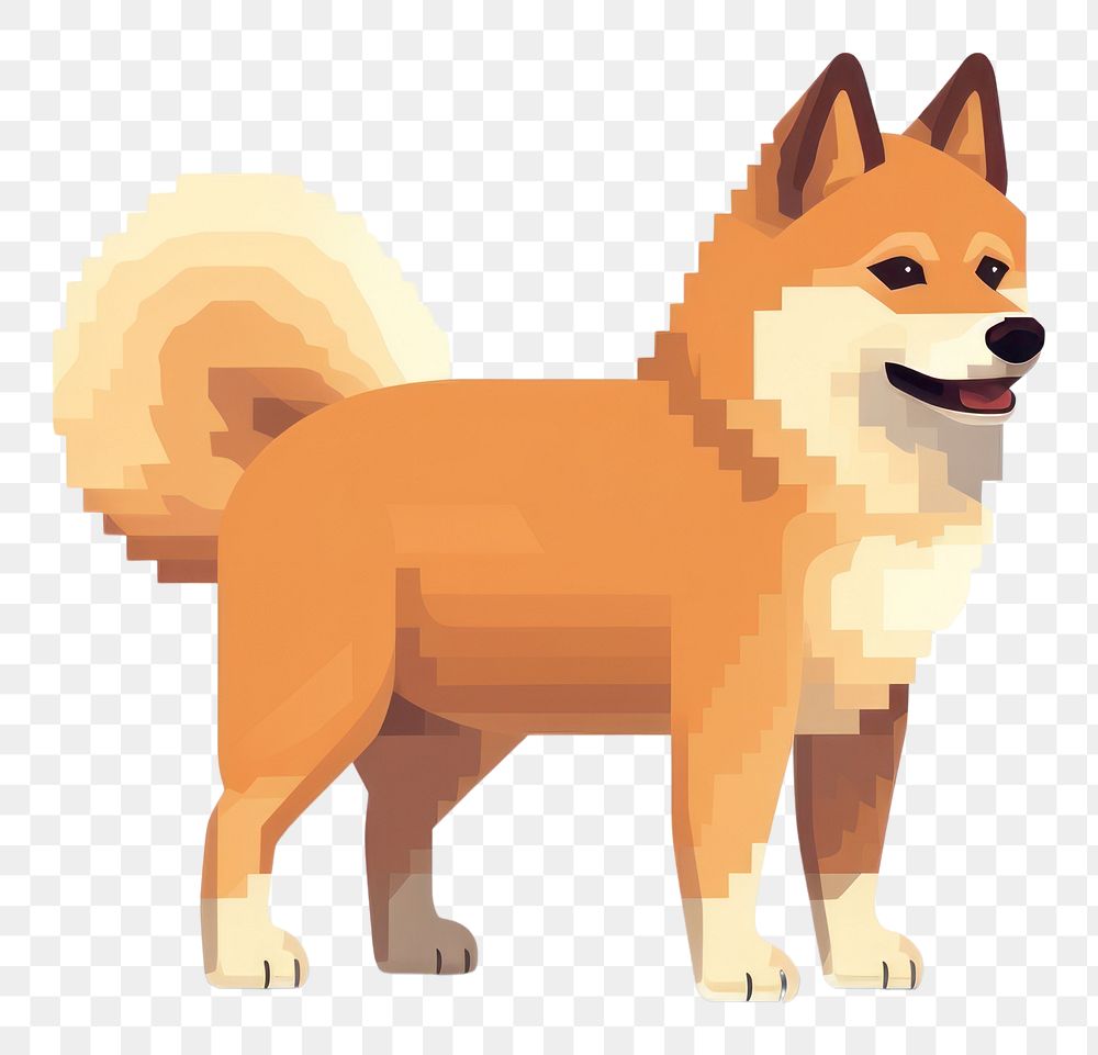 PNG Shiba inu mammal animal fox. 