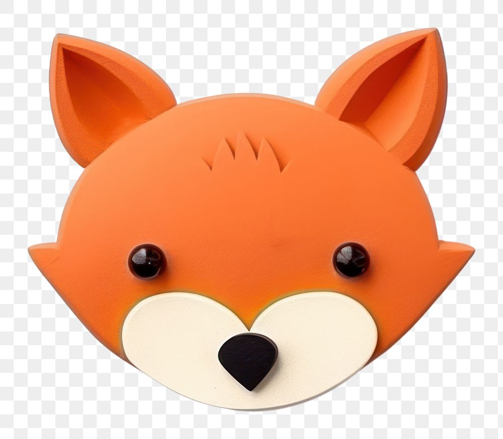 PNG Christmas fox animal face toy. AI generated Image by rawpixel.