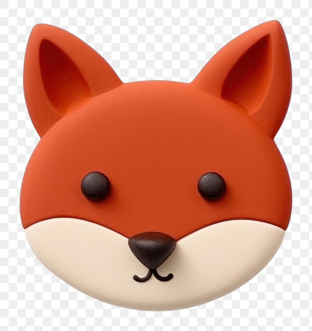 PNG Christmas fox mammal animal face. 