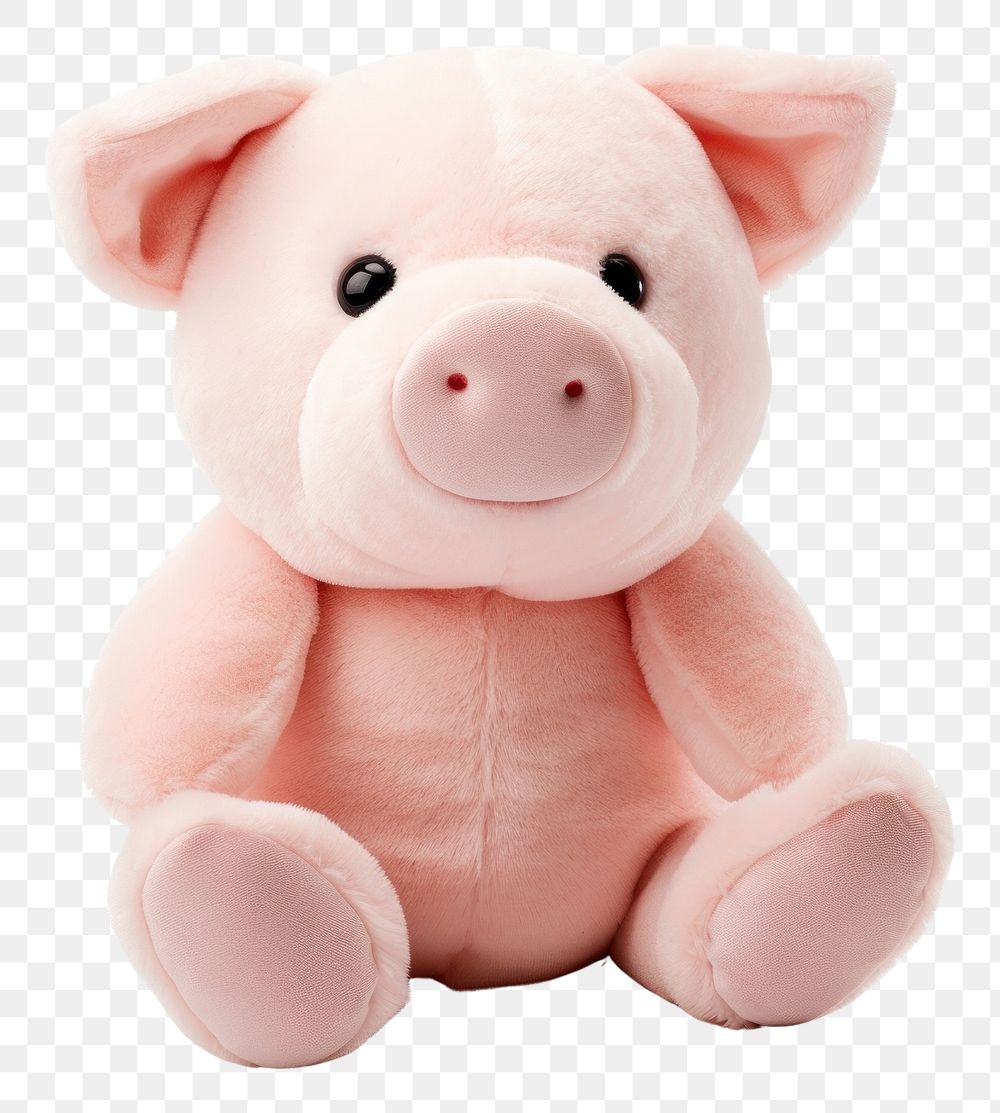PNG  Cute pig animal mammal toy. AI generated Image by rawpixel.