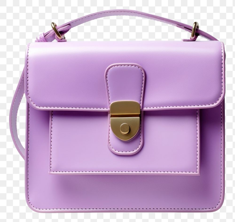 PNG Purple shoulder bag briefcase handbag purse. AI generated Image by rawpixel.