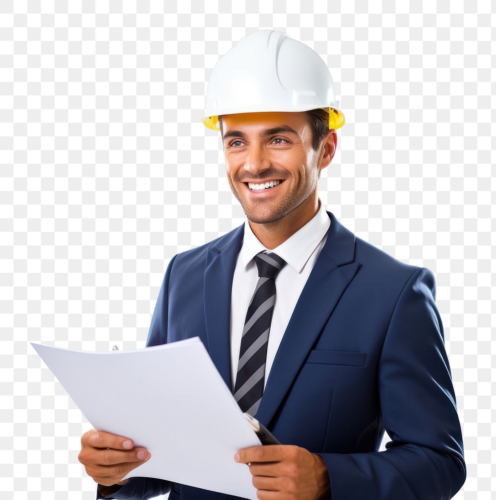 PNG  Hardhat helmet white background architecture. AI generated Image by rawpixel.