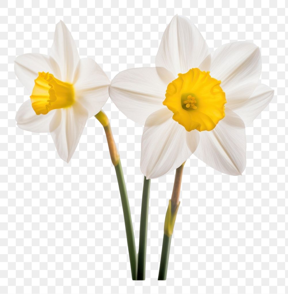 PNG Narcissus narcissus daffodil blossom. AI generated Image by rawpixel.