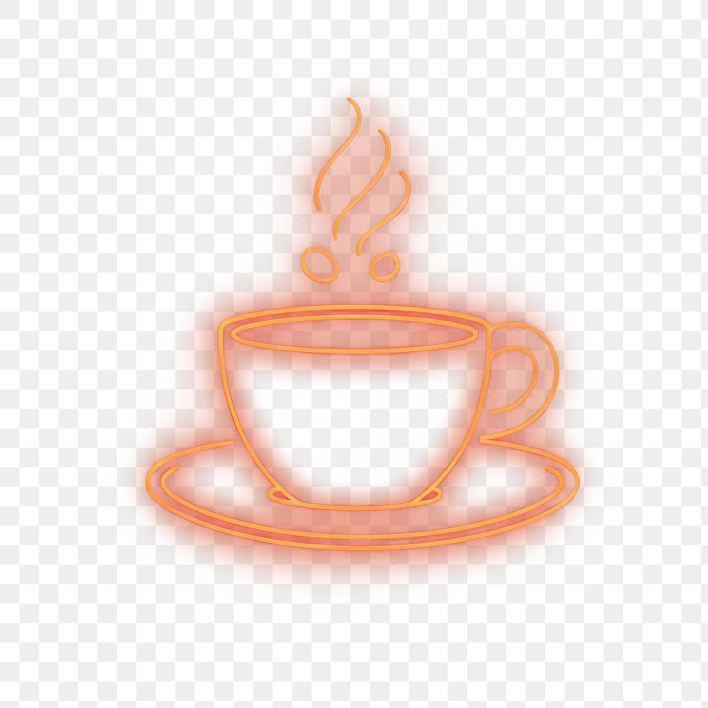 PNG  Hot coffee icon light drink night. AI generated Image by rawpixel.