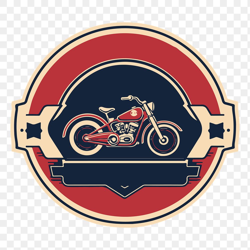 PNG Motorcycle garage logo vehicle symbol sign. AI generated Image by rawpixel.
