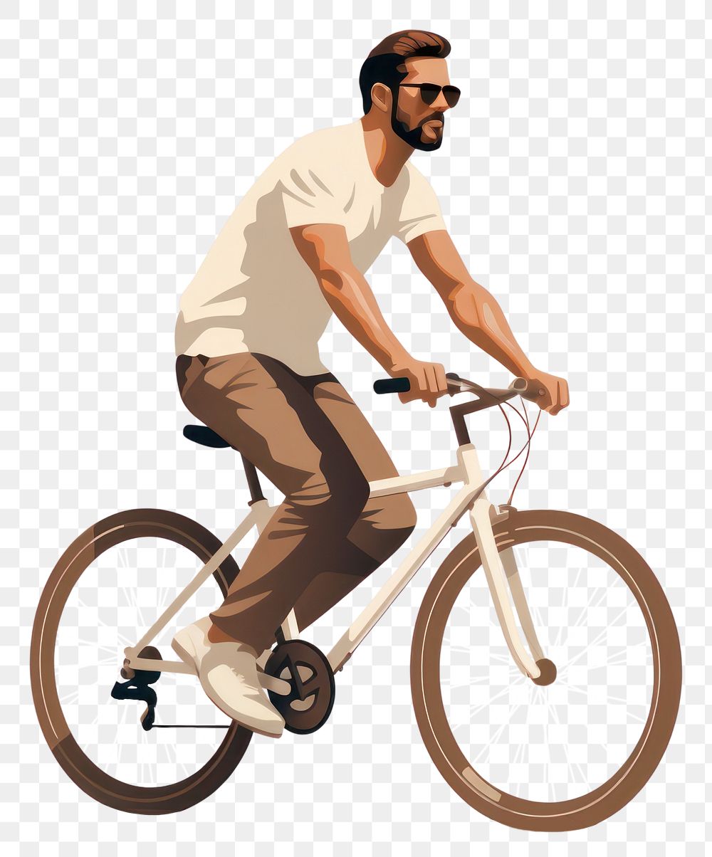 PNG Bicycle vehicle cycling fashion. AI generated Image by rawpixel.
