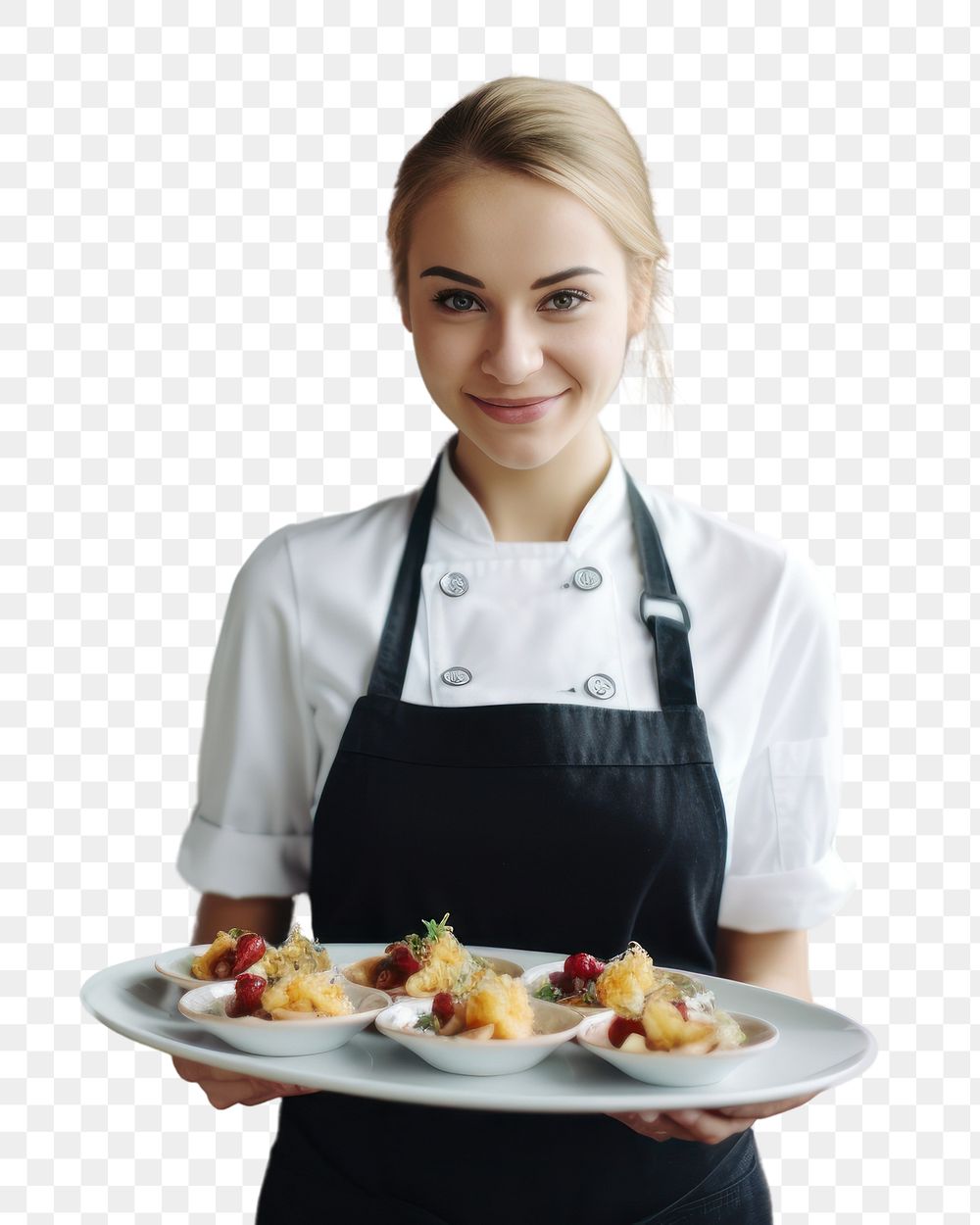 PNG Restaurant waiter plate adult. 