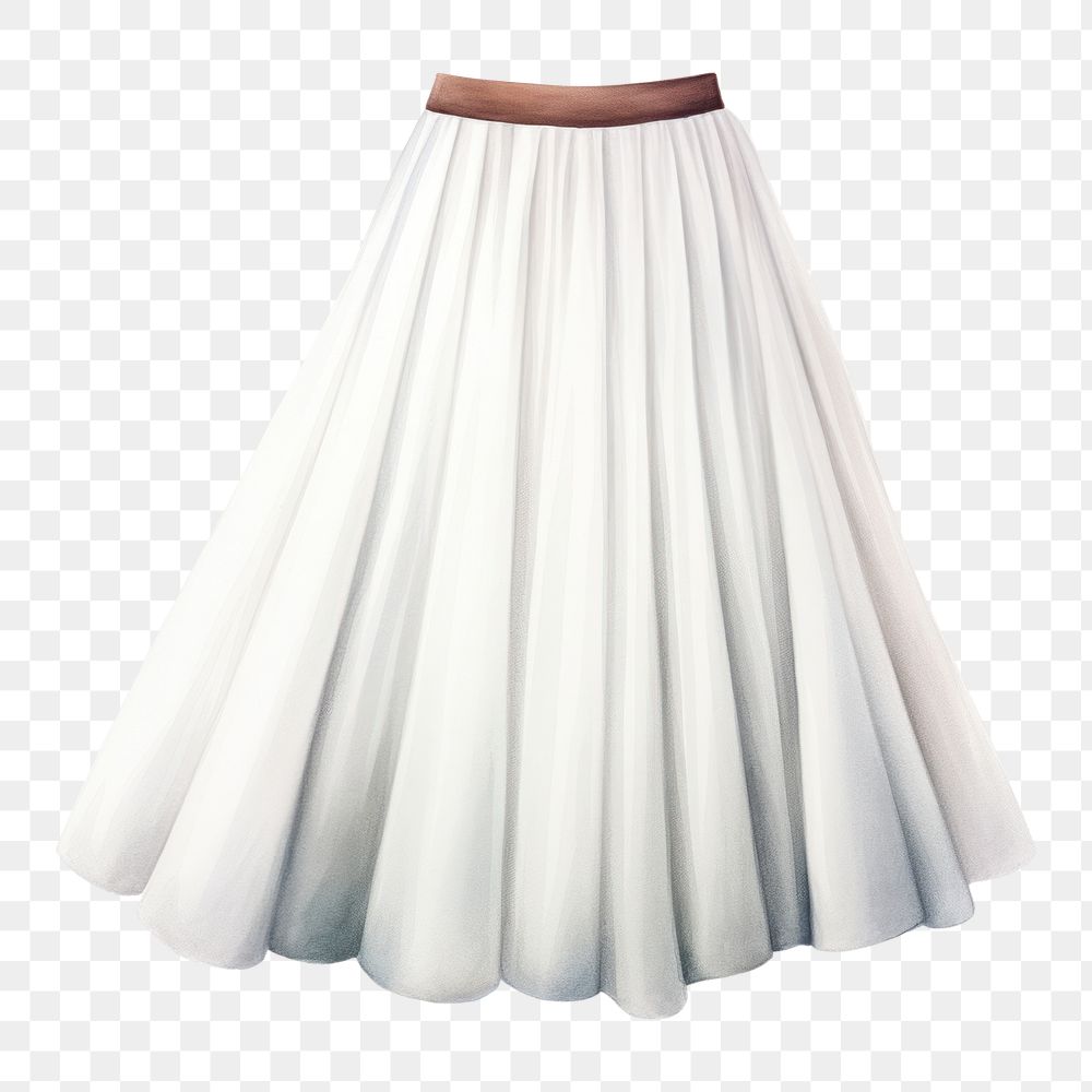 PNG  Long skirt fashion dress white. AI generated Image by rawpixel.