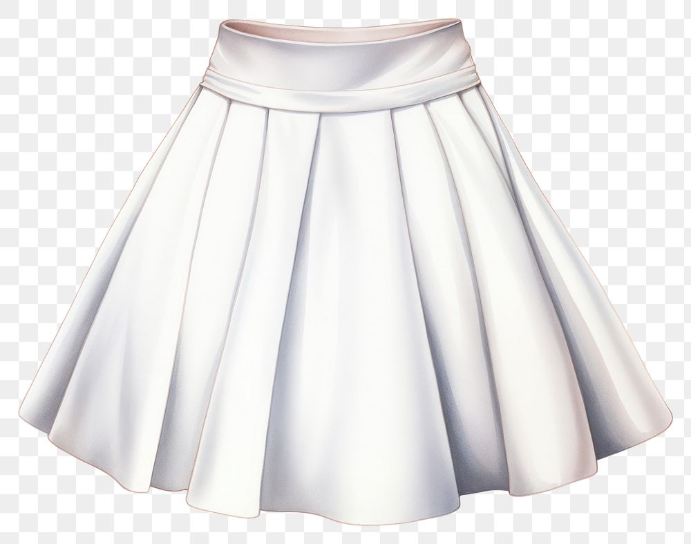 PNG  Satin mini skirt white coathanger miniskirt. AI generated Image by rawpixel.