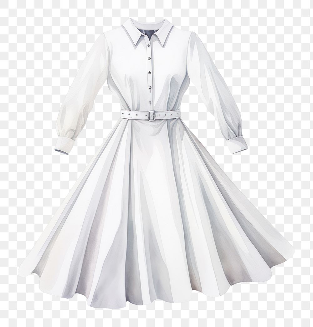 PNG  Shirt dress sleeve fashion wedding. AI generated Image by rawpixel.