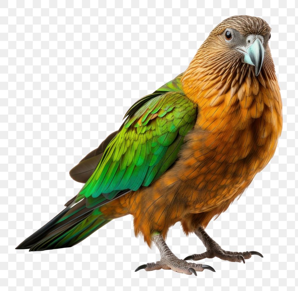 PNG  Kea bird feather animal parrot. AI generated Image by rawpixel.