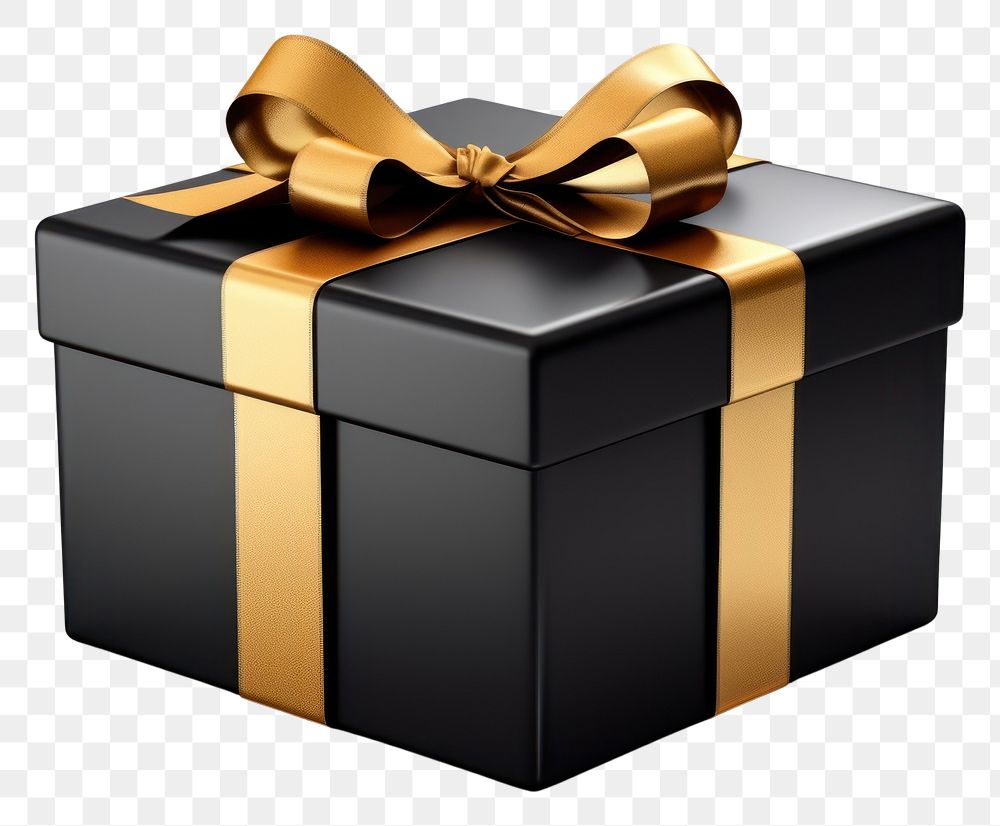 PNG Gift box ribbon black. AI generated Image by rawpixel.