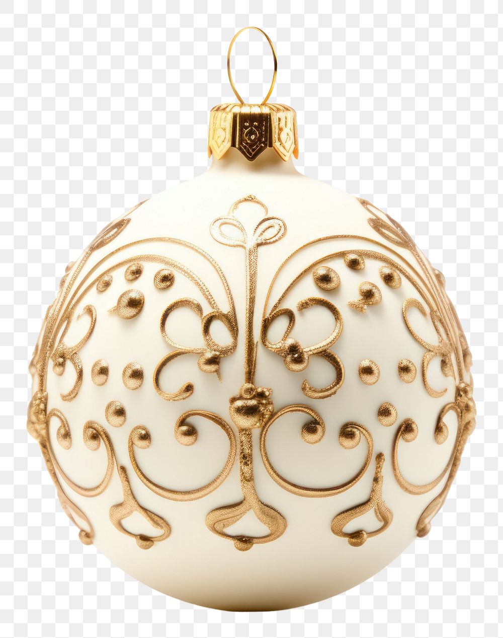 PNG Christmas ornament lighting white gold. AI generated Image by rawpixel.