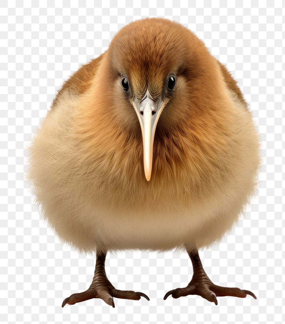PNG  Kiwi bird animal brown. AI generated Image by rawpixel.