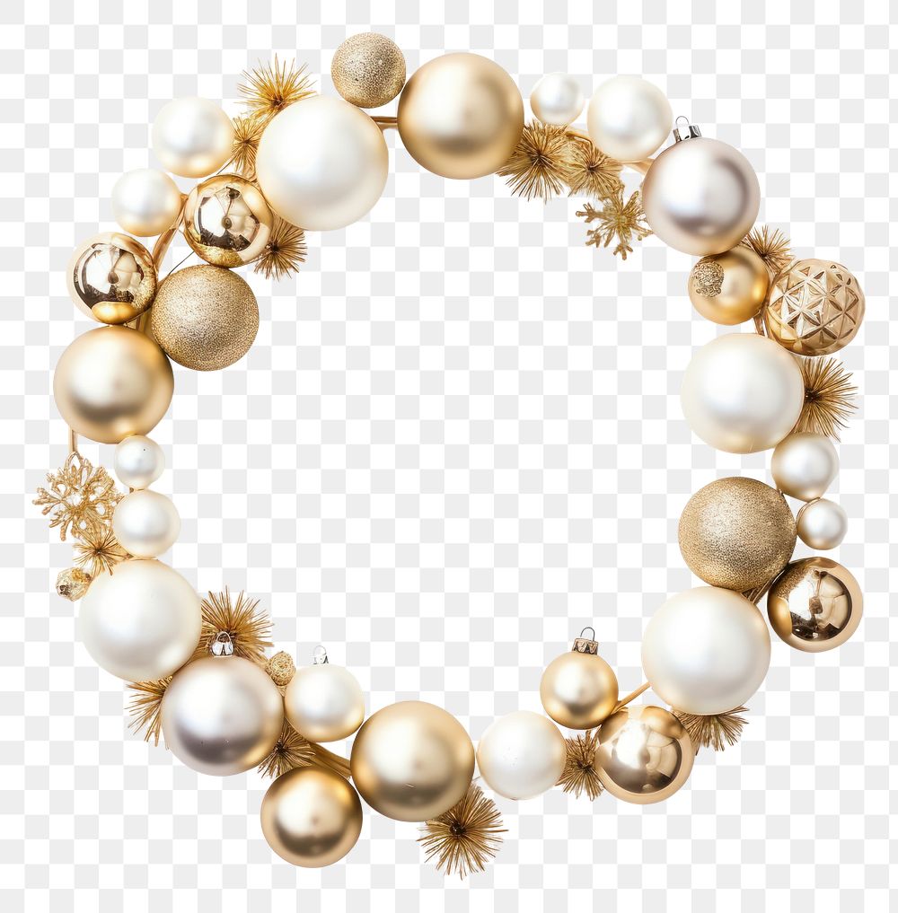 PNG  Wreath christmas photo bracelet. AI generated Image by rawpixel.