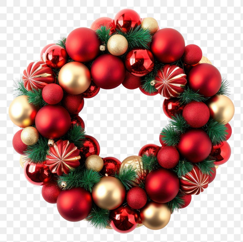 PNG  Wreath christmas photo christmas ornament. AI generated Image by rawpixel.