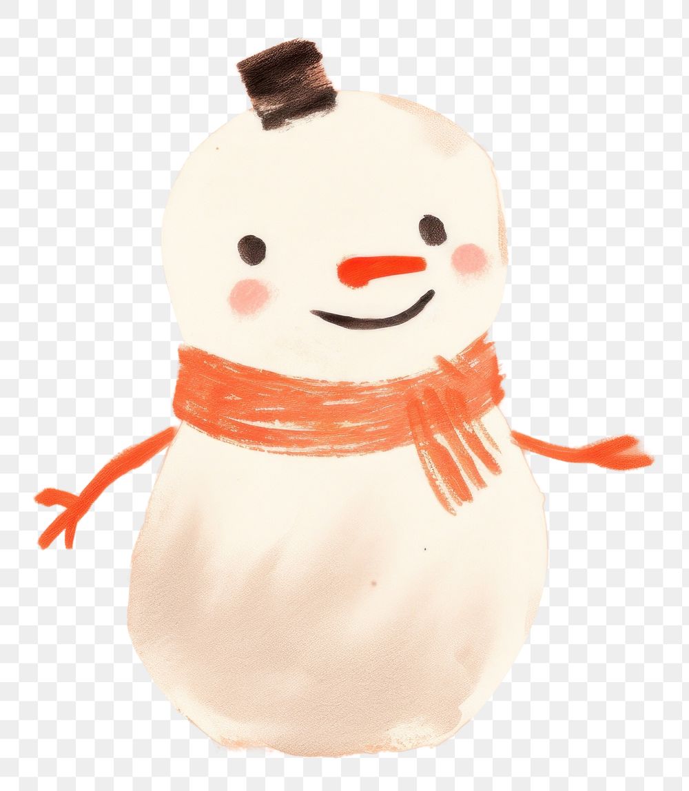 PNG Snowman representation creativity outdoors. AI generated Image by rawpixel.
