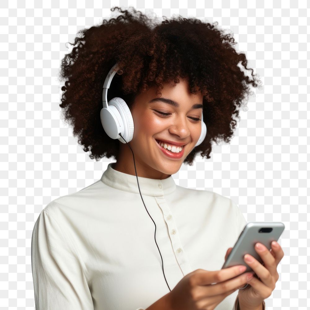 PNG Headphones electronics listening laughing