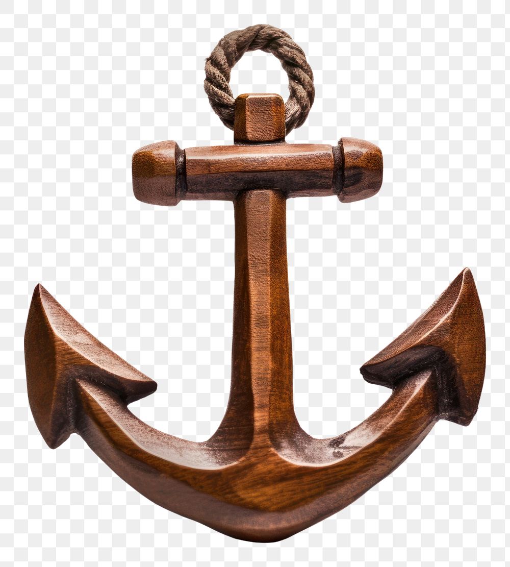 PNG Wooden anchor white background electronics hardware. 