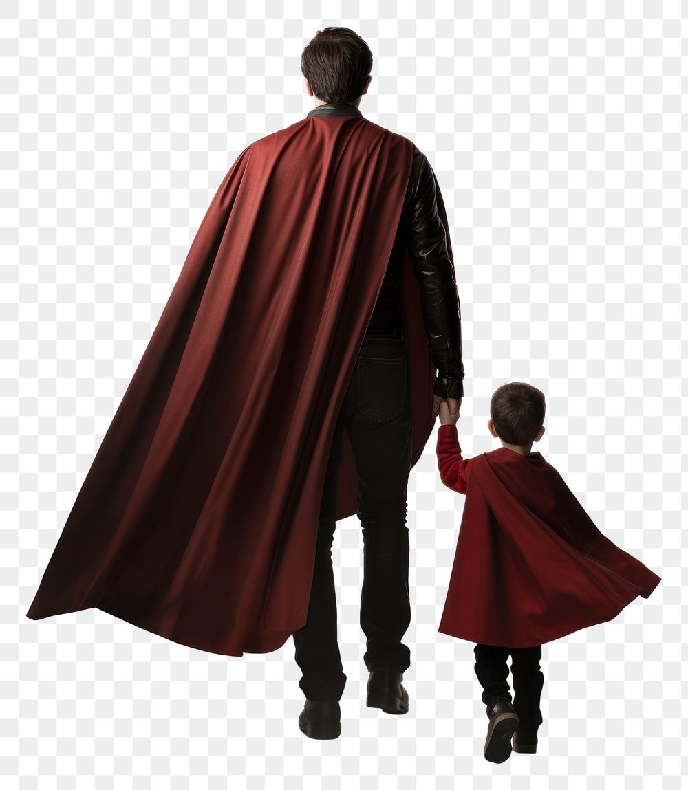 PNG  Carrying walking adult cape. AI generated Image by rawpixel.