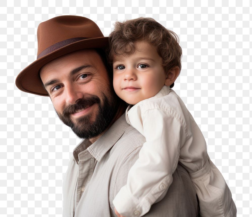 PNG Father with his son portrait adult photo. AI generated Image by rawpixel.