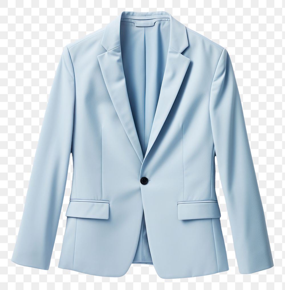 PNG Blazer jacket coat blue. AI generated Image by rawpixel.
