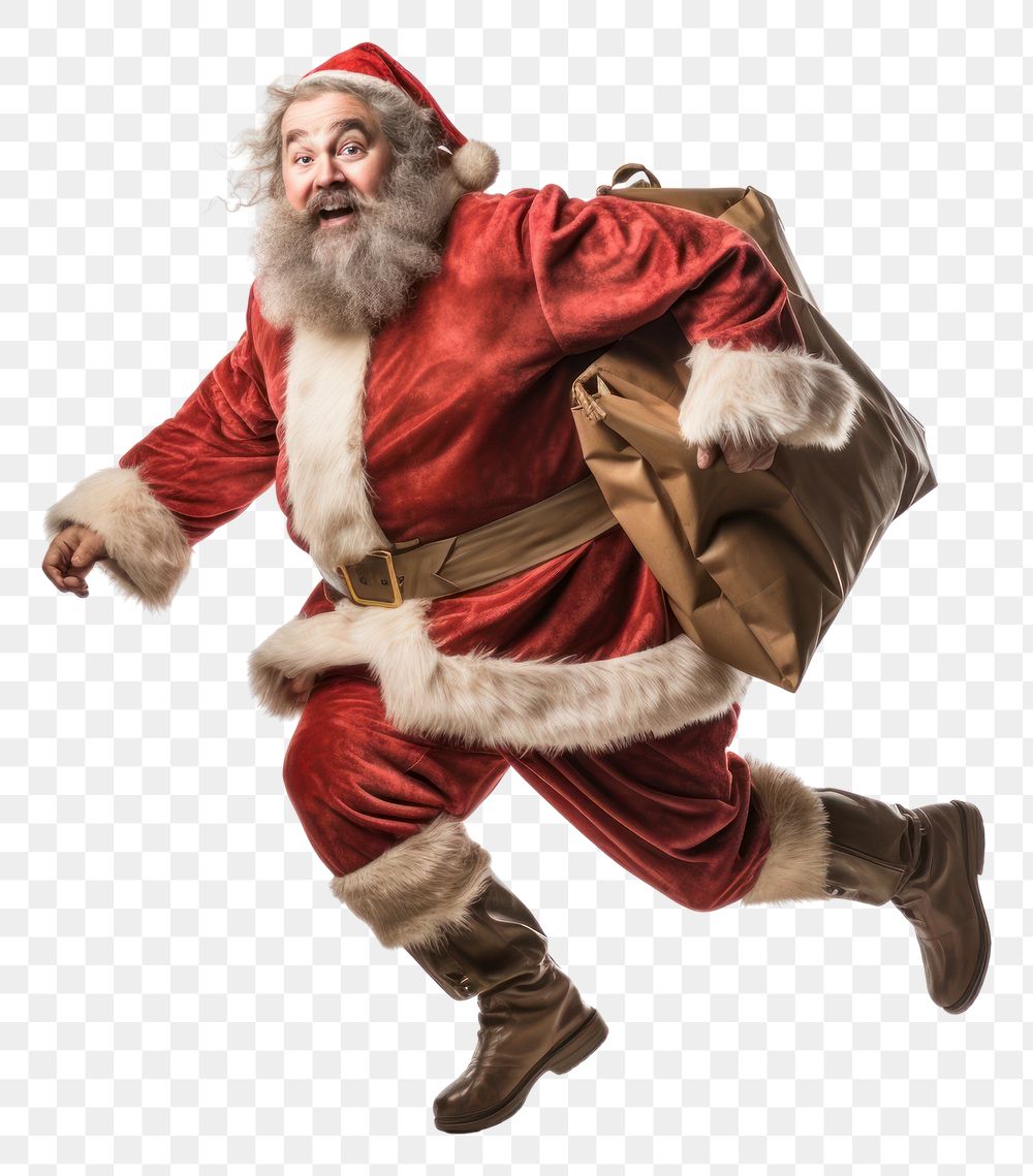 PNG  Santa claus christmas costume adult. AI generated Image by rawpixel.