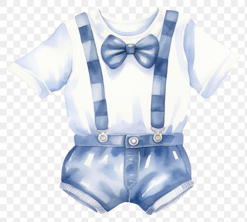 PNG Baby Boy Clothes tie accessories suspenders. 