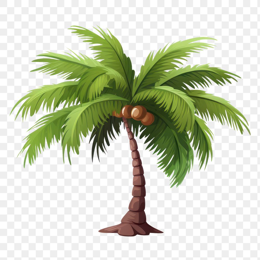 PNG  Coconut tree plant arecaceae tropics. AI generated Image by rawpixel.