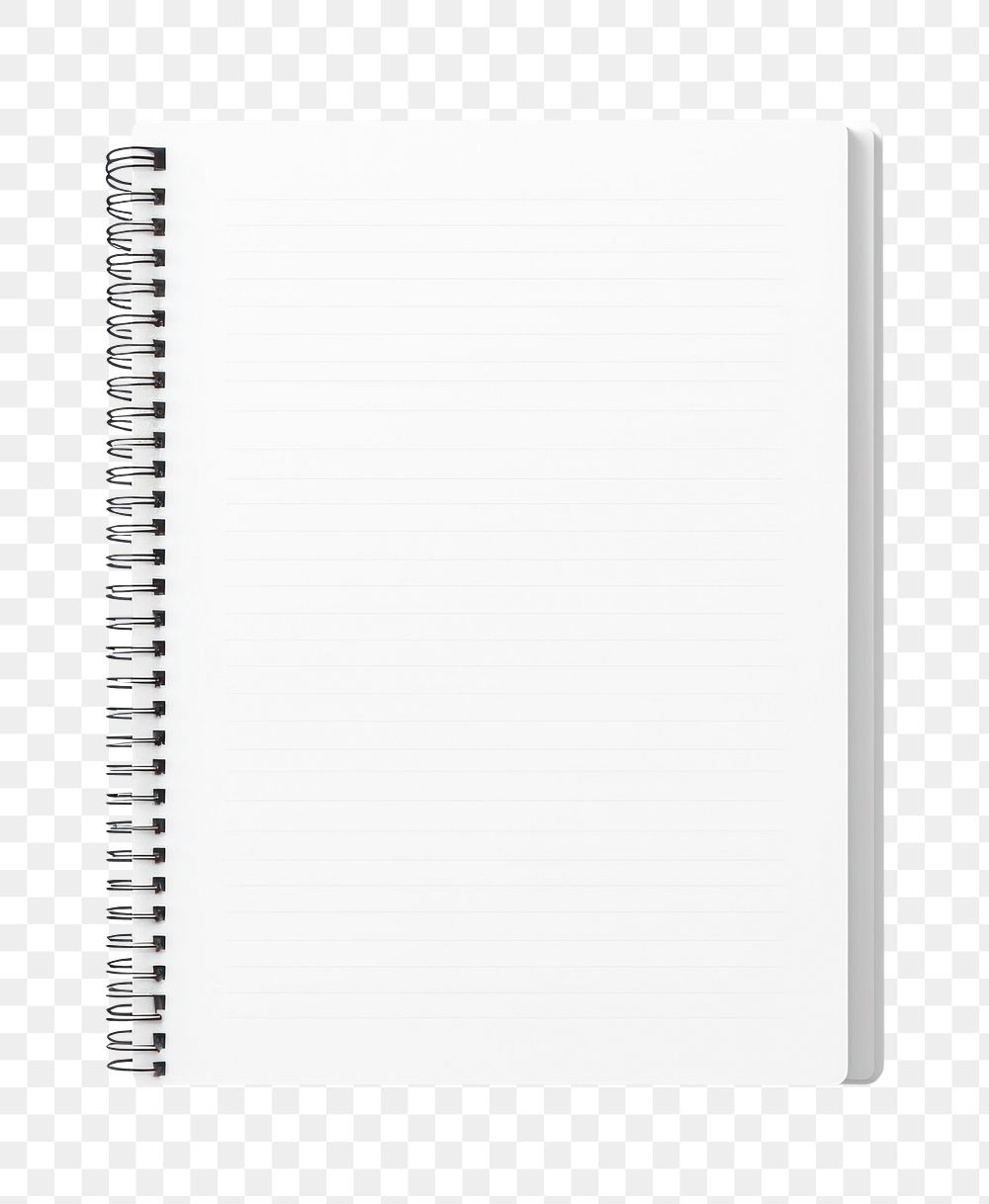 PNG Note pad diary page publication. 