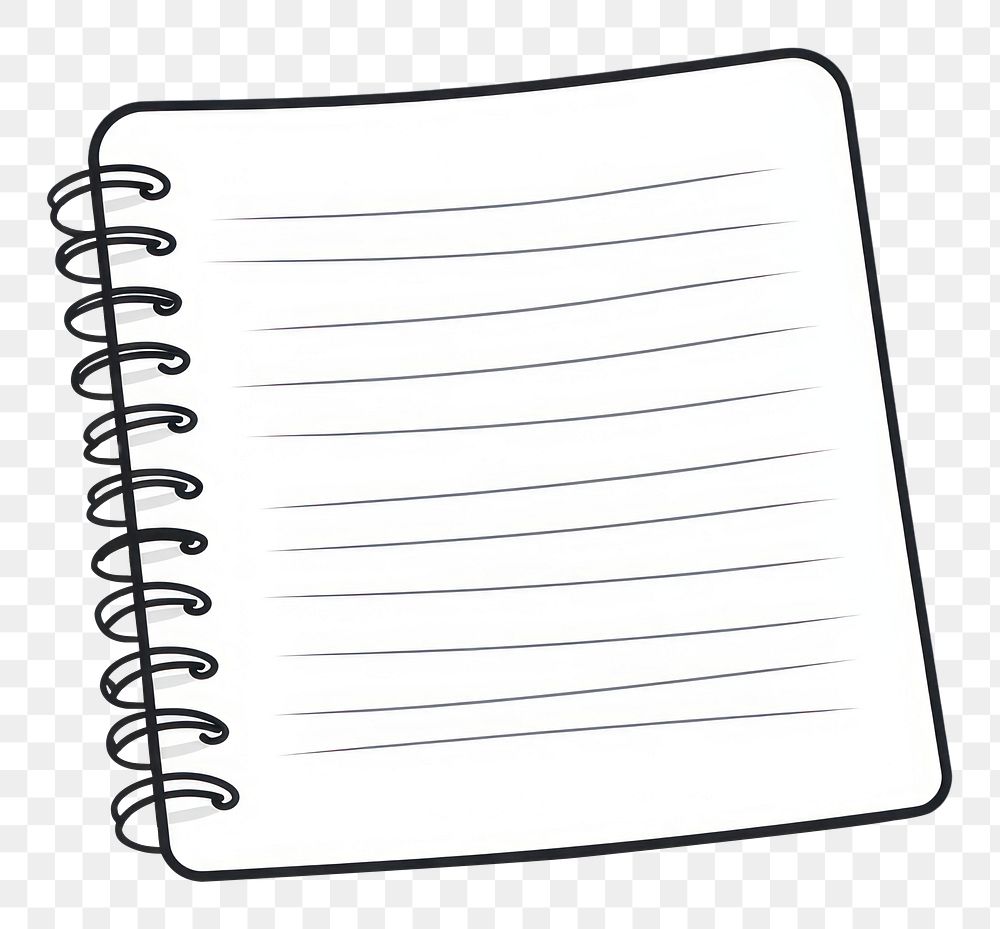 PNG Note pad diary page line. AI generated Image by rawpixel.