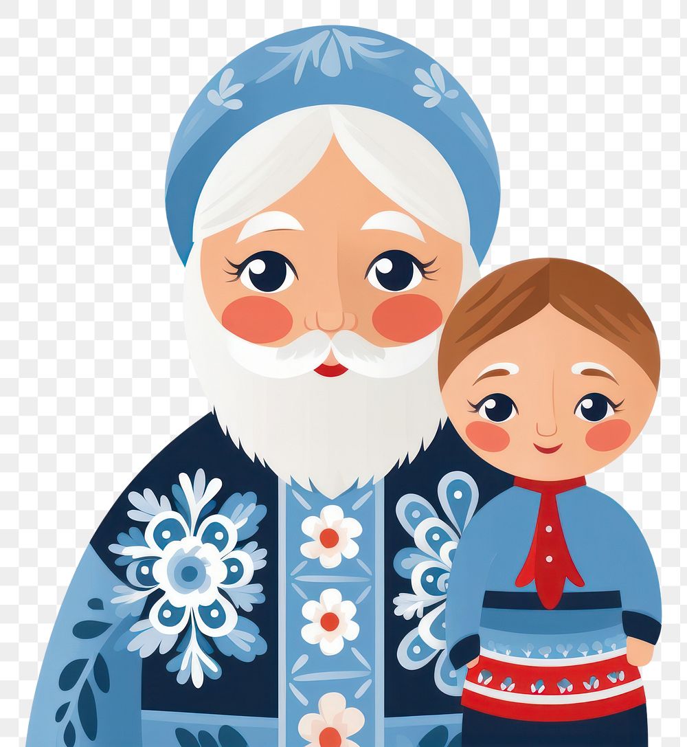 PNG Grandfather winter baby cute. AI generated Image by rawpixel.