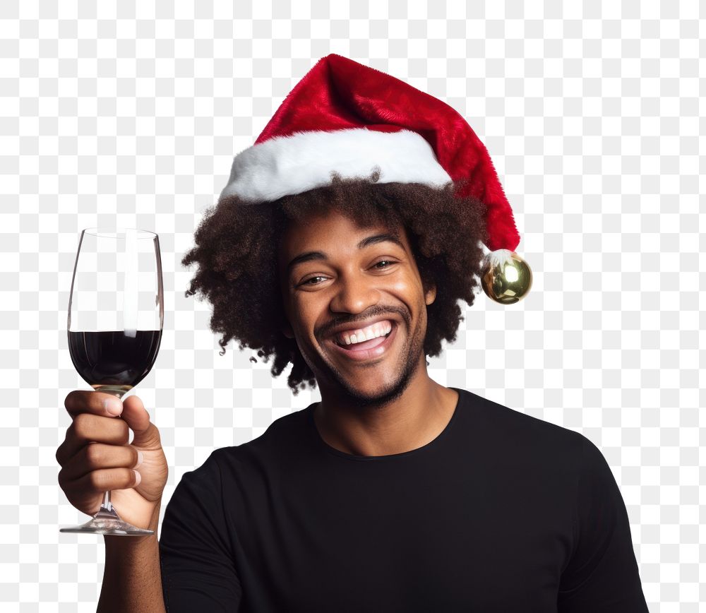 PNG Christmas party christmas portrait glass. AI generated Image by rawpixel.
