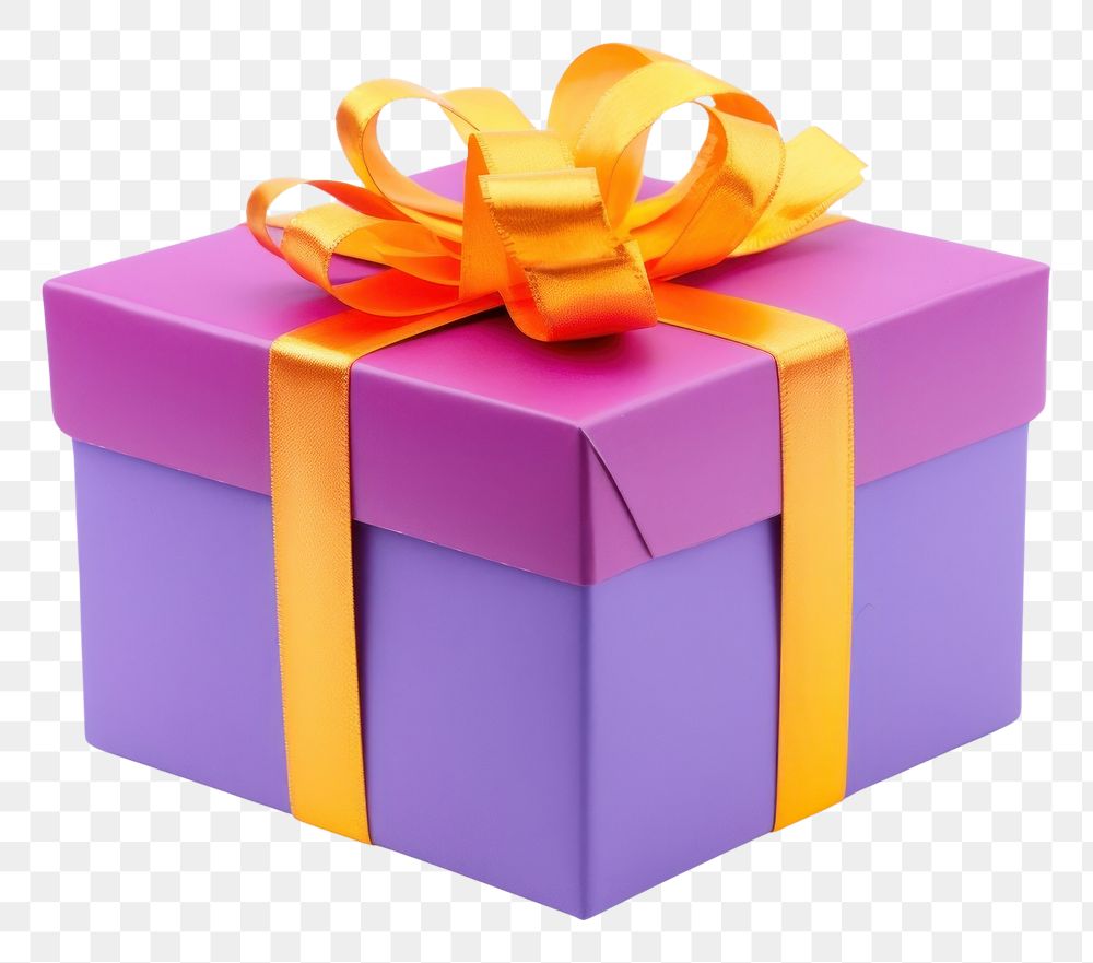 PNG Gift birthday box white background. AI generated Image by rawpixel.