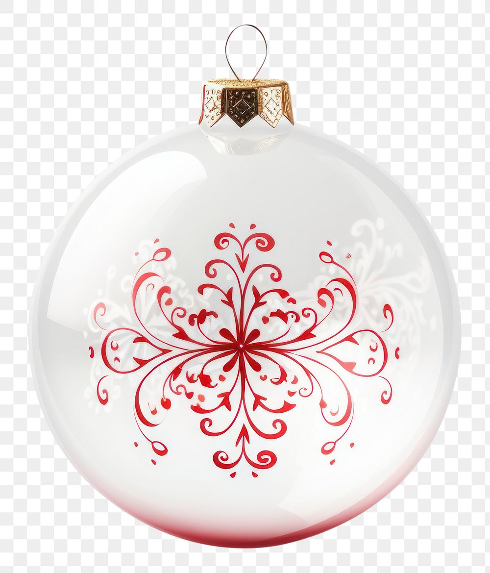 PNG Ornament ball christmas white background illuminated. AI generated Image by rawpixel.