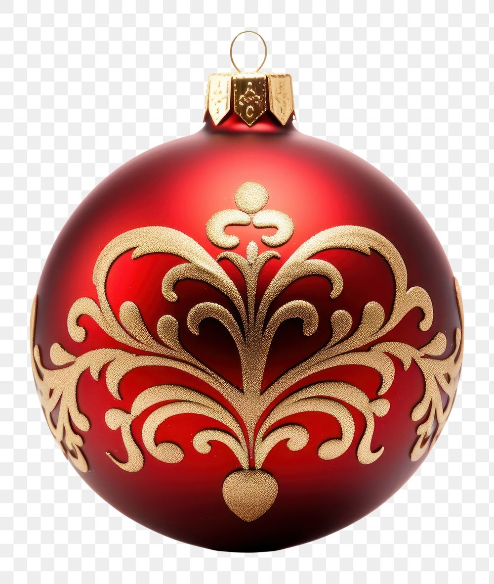 PNG Ornament ball christmas white background celebration. AI generated Image by rawpixel.
